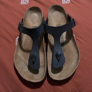 Birkenstock Gizeh Birko-Flor black sandal